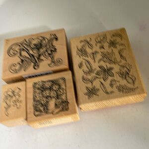 Stamp Craft 4 designs 3 unused 1 lightly used still sharp edges